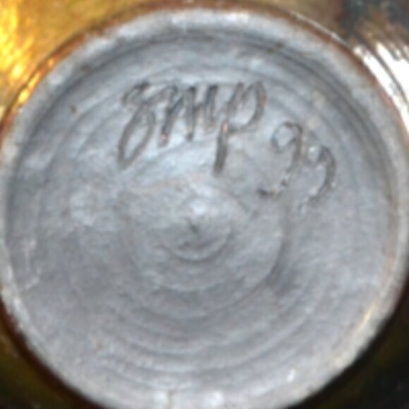 Pair Of Vintage Raku Pieces By Same Artist Vase 3 Legged Vessel Home Decor - Picture 8 of 9